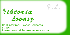 viktoria lovasz business card